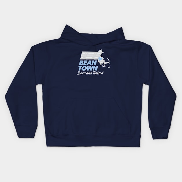 Bean Town Kids Hoodie by Dale Preston Design